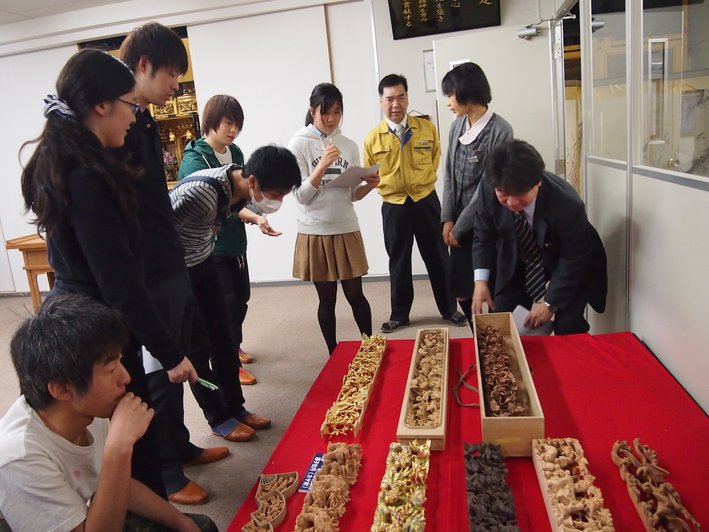 金箔押し体験