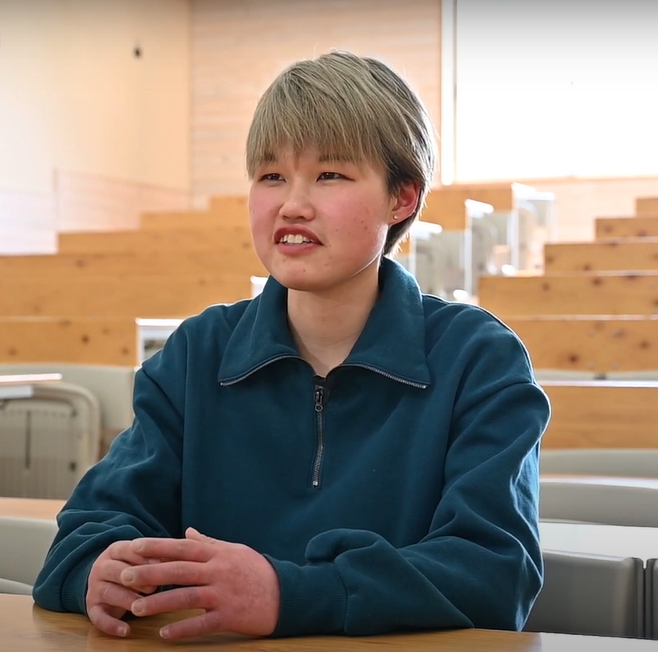 環境科学部 生物資源管理学科 馬場愛里さん