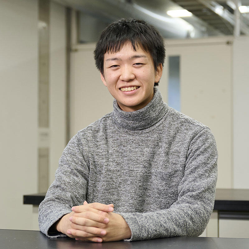 工学部機械システム工学科藤本岳玖さん