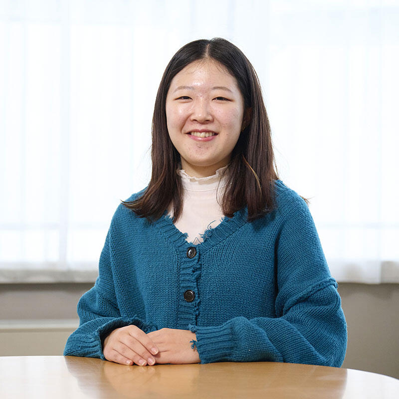 環境科学部環境社会システム学科前川哩子さん