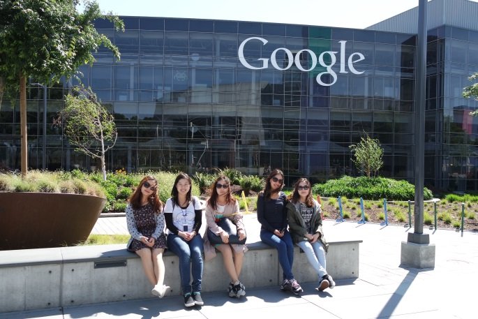 Google本社にて Google本社にて